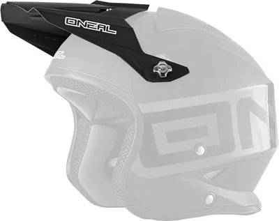 Produktbild von O'NEAL Helmschirm Slat Solid Visor, Schwarz
