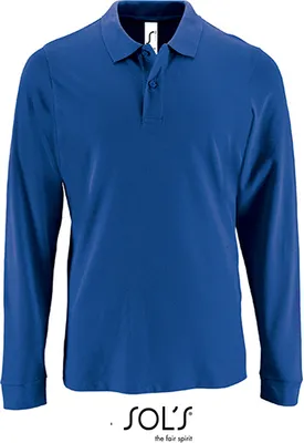 Immagine prodotto di SOLs 02087 | Polo a maniche lunghe in piqué Perfect - Farbe: Royal Blue - Größe: 4XL