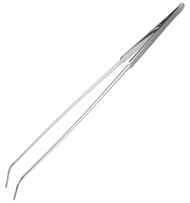 Produktbild von Dennerle Plant Tweezer Curved 30 cm - Edelstahl Pflanzen Pinzette für Aquarien