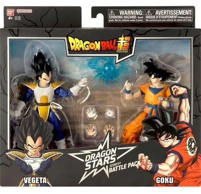 Immagine prodotto di Dragon Stars Battle Pack, 17 cm, Dragon Ball Super Goku vs Vegeta, confezione da 2