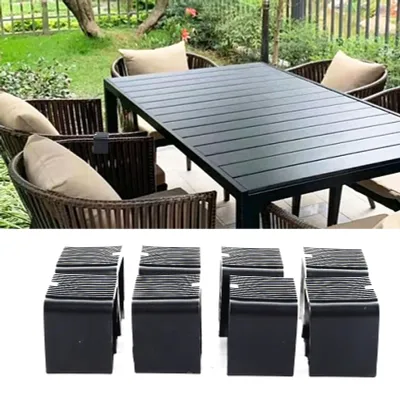 Produktbild von 8 Stück Befestigungsclips für Terrassenmöbel, Befestigungselemente für Rattanmöbel, Clips für Modulsofas, Möbelclips, 4,3 cm (1,7 Zoll) Nut, 8 Stück