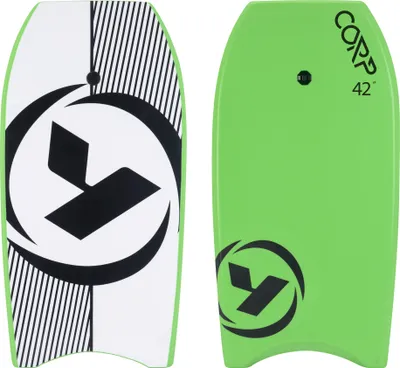 Image de Yello 42" Slick Corp Bodyboard Vert : Idéal - 168-183 cm - HDPE - XPE - EPS