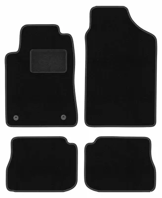 Immagine prodotto di Tappetini in moquette per Peugeot 605 1989-1999 (berlina) – set 4 pezzi, neri, su misura – Wielganizator LUX