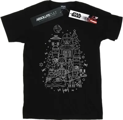 Image de Star Wars - T-shirt "Empire" pour homme BI46663 (L) (Noir)