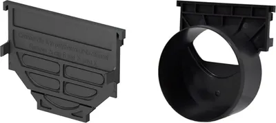 Produktbild von ACO Hexaline Ablaufset horizontal Zubehör Anschluß Entwässerungsrinne Ablauf Rinnen