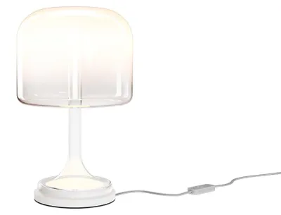 Productafbeelding van LED-tafellamp "SPIRITO", witte uitvoering, 13W, warm licht, 1600lm, glas, afmetingen: 28x18x18cm, IP20, merk: Maytoni