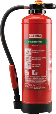 Obrázek produktu pro GLORIA 801641.0000 Pěnový hasicí přístroj GLORIA SKA+ 6 PRO