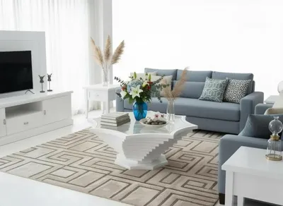 Productafbeelding van Salontafel, modern, minimalistisch, wit, elegant, stijlvol, comfortabel