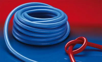 Image de Tuyau en silicone, diamètre intérieur 14 mm, diamètre extérieur 21,00 mm, longueur 25 m, épaisseur de paroi 3,50 mm