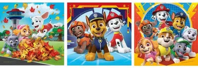 Image de Puzzle la pat patrouille en mission et le qg 3 x 49 pièces - ravensburger - 050482