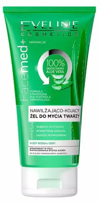 Immagine prodotto di Eveline Cosmetics Facemed+ – gel detergente, detergente, idratante – Cartone da 24