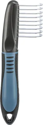 Produktbild von TRIXIE Fell-Entfilzer - dunkelgrau/blau - 19 cm