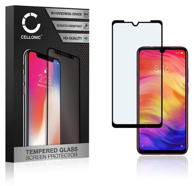 Image de Protection d'écran en verre compatible avec Xiaomi Redmi Note 7 Pro (3D Case-friendly résistance 9H 0,33mm Full Glue) smartphone téléphone portable GSM
