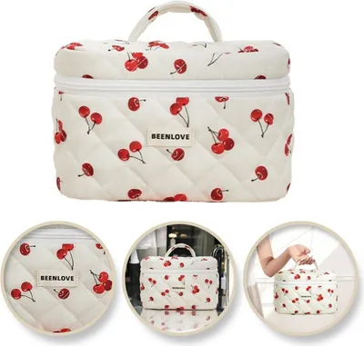 Obrázek produktu pro Kosmetická taška BEENLOVE 17x25,5 cm krémová