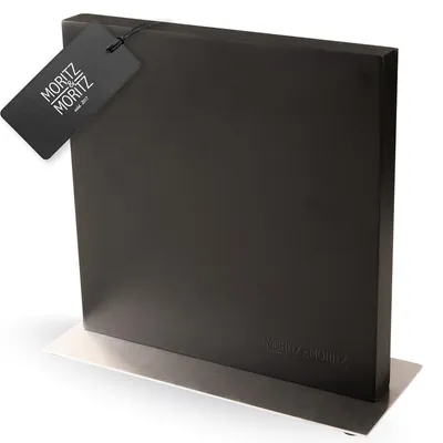 Produktbild von Moritz & Moritz Messerblock magnetisch, Edelstahlboden, schwarz
