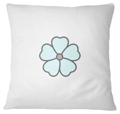 Kissenhülle 60x60 cm, Weiß, Polyester, für Sofa