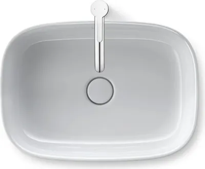 Produktbild von DURAVIT 23735500791 Aufsatzbecken 550mm Zencha, geschl.