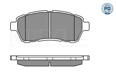 Produktbild von MEYLE 025 242 8316/PD Bremsbeläge Vorne für FORD Fiesta Mk6 Schrägheck (JA8, JR8) Fiesta Mk6 Kastenwagen für MAZDA 2 Schrägheck (DE, DH3) für SUZUKI