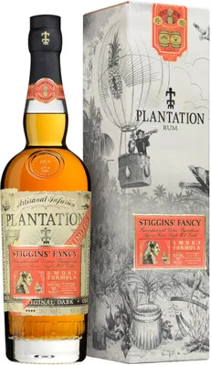 Produktbild von Plantation Stiggins Fancy Pineapple Smoky Formula + Box 700ml 40% Vol.