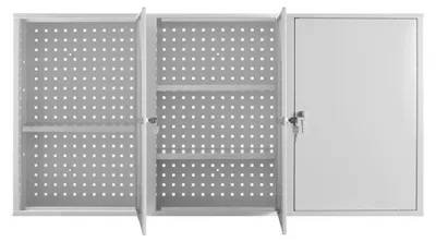 Produktbild von ADB Werkzeugwandschrank mit 3 Türen, 4 Fachböden,