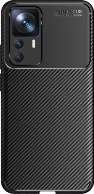 Image de Cazy Robuste Coque en Silicone Compatible avec Xiaomi 12T Pro - Noir