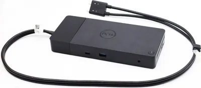 Produktbild von DELL Thunderbolt™ Dock – WD22TB4, Andocken, Thunderbolt, 10,100,1000 Mbit/s, Schwarz, 5120 x 2880 Pixel, Gleichstrom