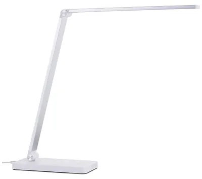 Produktbild von Brilliant LED Tischleuchte Florence G60090/05 Wohnzimmer, Schlafzimmer, Esszimmer, Flur, Arbeitszimmer Kunststoff/Metall Indoor weiß - LED fest integriert