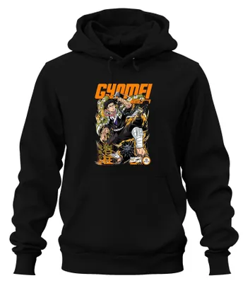 Obrázek produktu pro Gyomei Himejima – Demon Slayer Hashira – Anime – růženec – dárek – uni mikina s kapucí, černá, 3XL