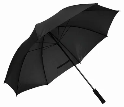 Obrázek produktu pro L-Merch - Sklolaminátový deštník LT4858 (96 cm x 131 cm) (černý)