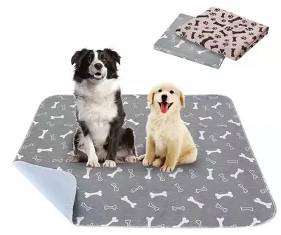 Produktbild von Matte Welpenunterlage,waschbare & Wiederverwendbare Urinierpads für Hunde und Katzen, auslaufsicher & rutschfest, für alle Hunde 90*80cm