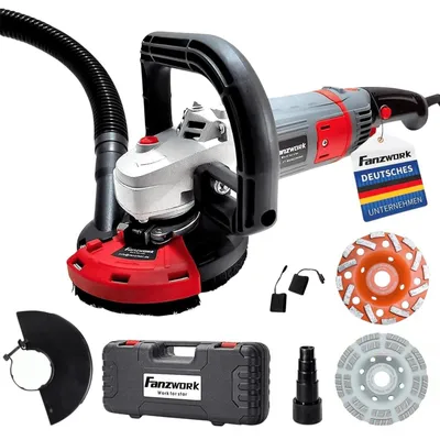 Betonschleifmaschine 1500 W, 125 mm, mit Absaughaube