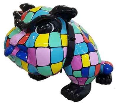 Obrázok produktu pre Dizajn dekorácie figúra pes plastové záhradné sochy 73x130cm dekorácie