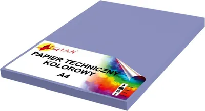 Zdjęcie produktu dla Papier techniczny A4 160g fioletowy 50 arkuszy