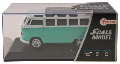 Produktbild von Toi-Toys Retro Bus Spielzeug Friktion 14cm Kunststoff Auto