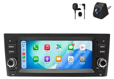 Zdjęcie produktu dla 7'' Android Radio samochodowe 64GB Fiat Grande Punto / Linea (2007–2012) CarPlay Android Auto Bluetooth