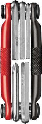 Produktbild von Famanu Multitool für Fahrrad und Wartung - Schwarz/Rot