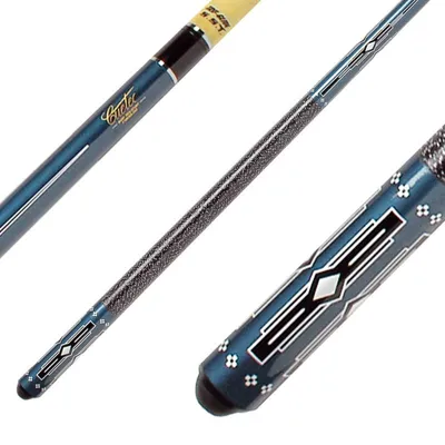 Image de Queue de billard de pool Cuetec New Line N-1 couleur bleu