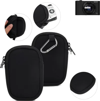 Produktbild von K-S-Trade® Kameratasche kompatibel mit Sony Cyber-shot DSC-WX500 Schutz-Hülle Kompaktkamera Tasche Travelbag sleeve case Neopren-Hülle Fototasche
