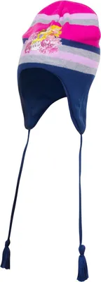 Immagine prodotto di Cappello invernale Disney Princess per bambini - Caldo e favoloso per tutto l'inverno Taglia 54 Blu scuro Tassel