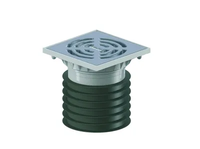 Produktbild von Dallmer Bodenablauf Pronto K DN100, 120x120mm, Alu
