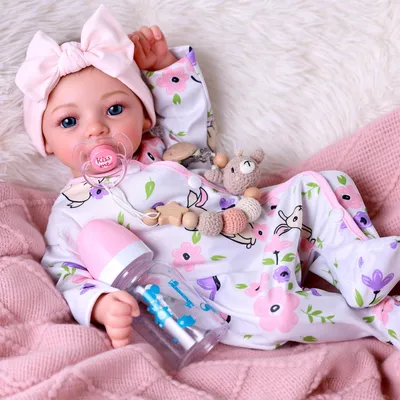Productafbeelding van Reborn-pop voor meisjes, 43 cm, met realistische details