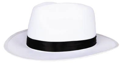 Image de Smiffys - Ensemble chapeau et costume pour homme/femme, unie SM339 (taille unique) (blanc)