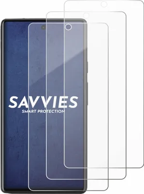 Produktbild von 3x Savvies Schutzglas für Google Pixel 6a Displayschutz 9H Glas klar transparent