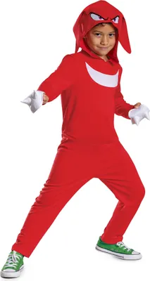 Produktbild von Sonic Kinderkostüm Knuckles rot - 104/116 (4-6 Jahre)