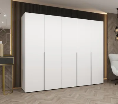 Obrázek produktu pro Šatní skříň 250 cm BETULA - bílá / kašmír