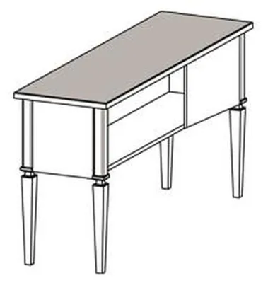 Image de Console Sideboard Consoles Table Lowboard Bois Salon Bureau Commode Nouveau