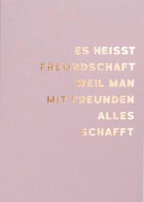 Produktbild von Räder Freundschaftskarte Es heisst Freundschaft