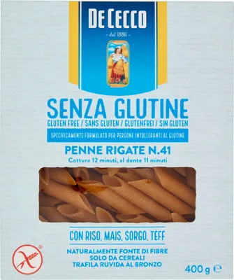 Produktbild von De Cecco glutenfrei Penne Rigate 400g
