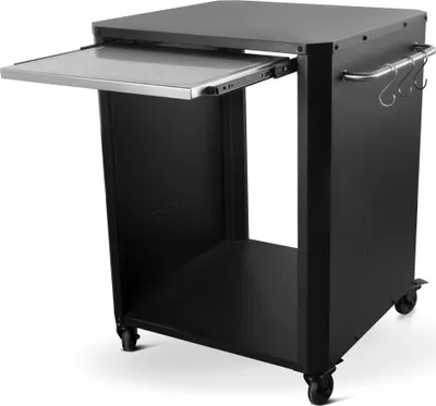 Image de Cozze Outdoor -Table avec rallonge pour four à pizza noir