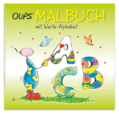 Produktbild von Oups Malbuch - mit Werte-Alphabet